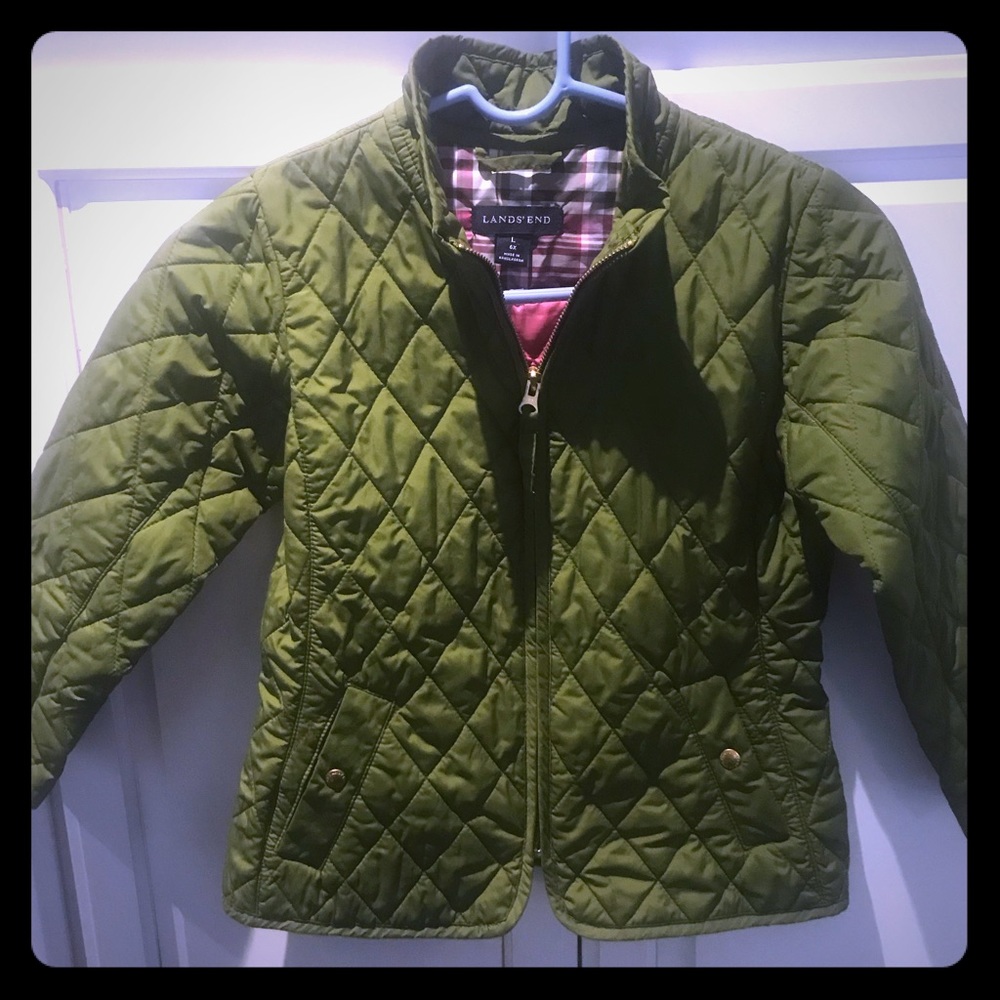 Lands End Quilted Jacket
